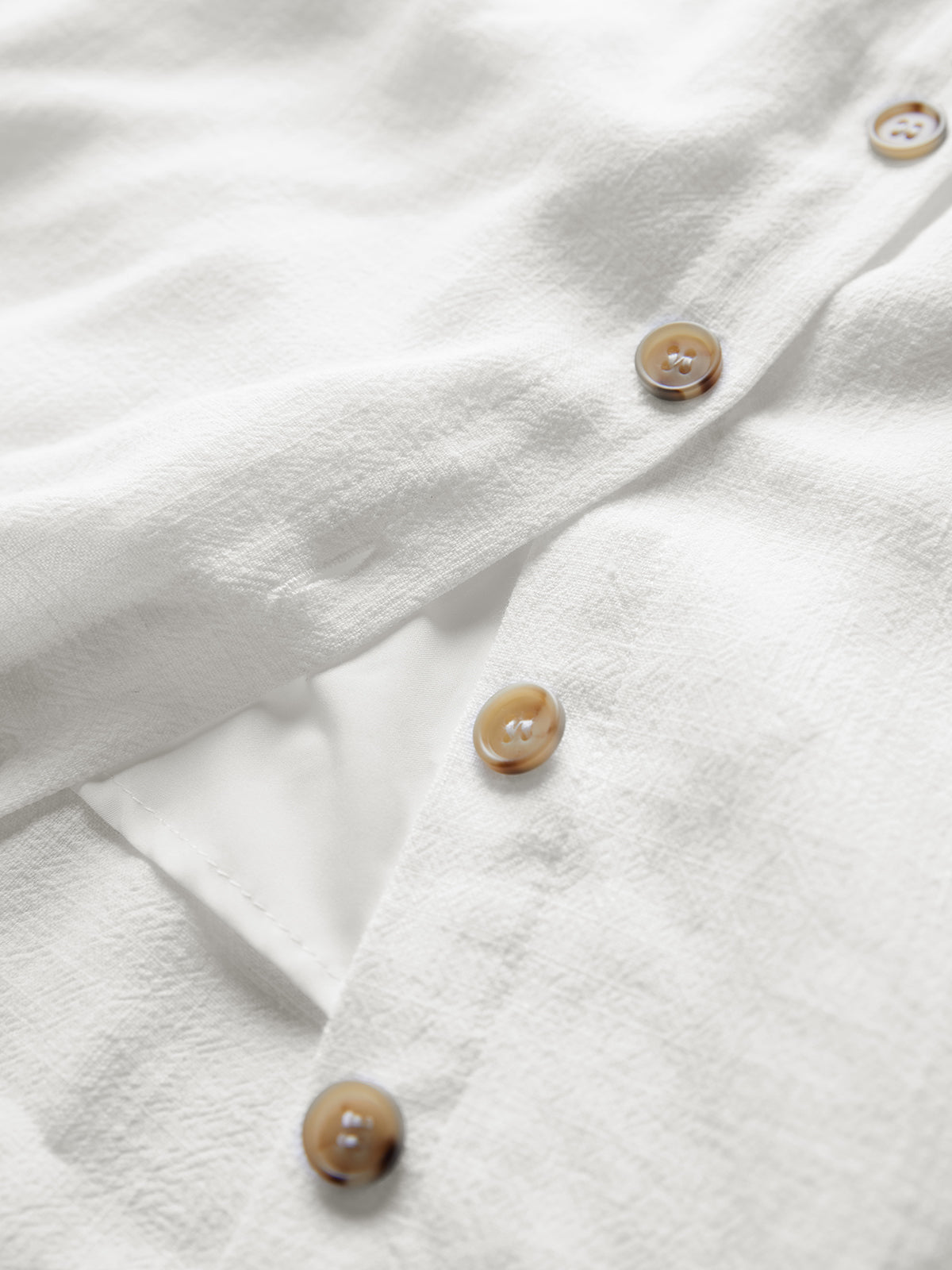 Minivestido liso de lino Darling