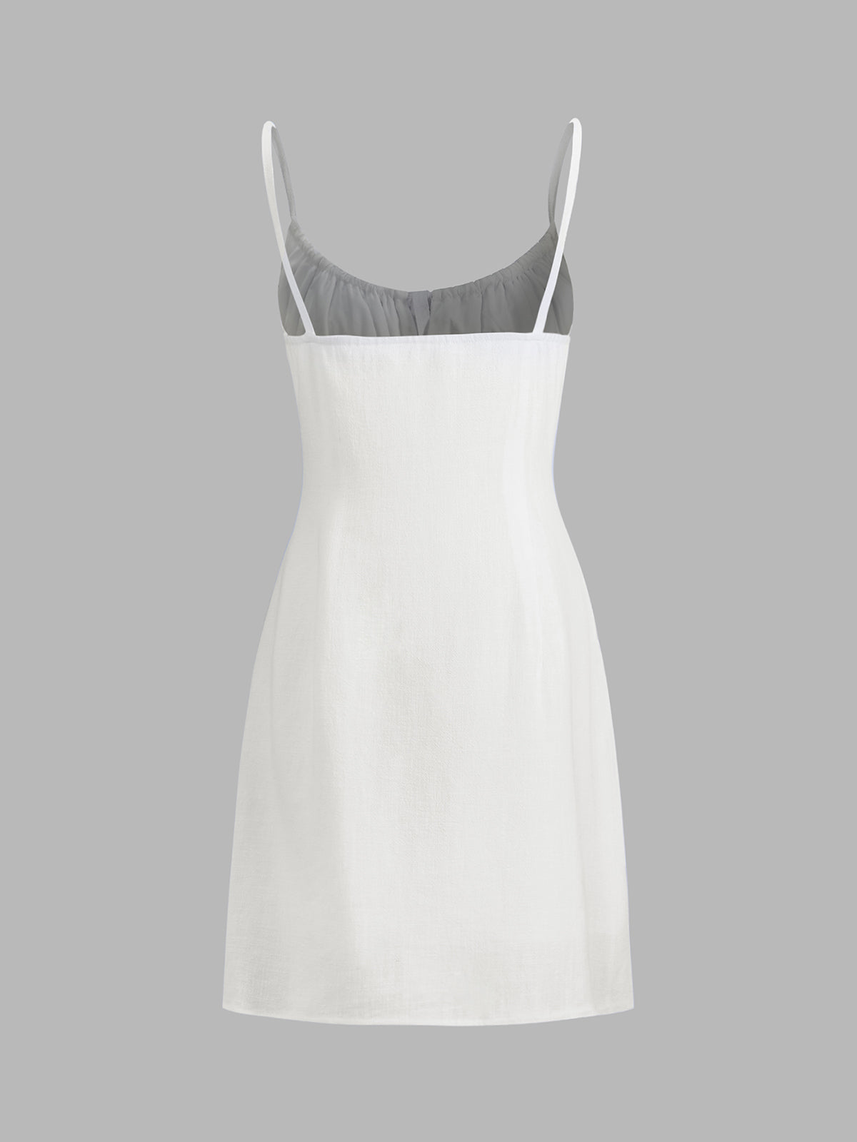 Minivestido liso de lino Darling
