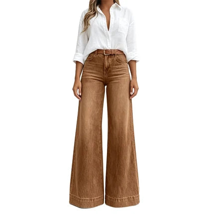 Vaqueros de Pierna Ancha Estilo Boutique